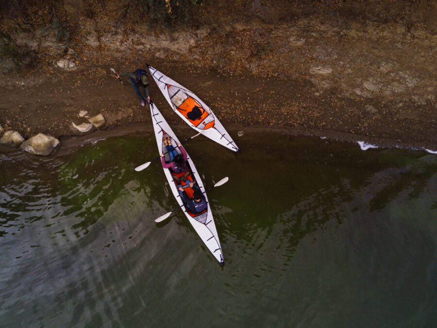 Paddling Lake Chabot with Oru Kayak