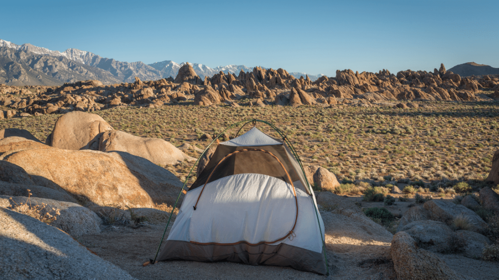 Camping at Alabama Hills