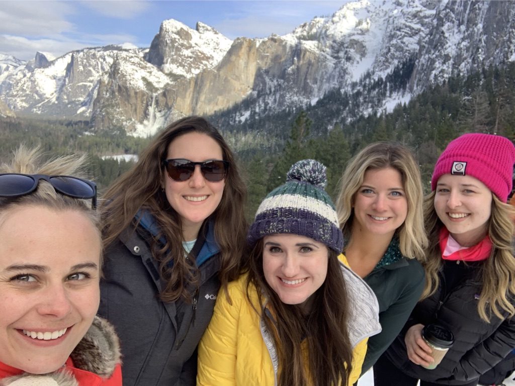 Friends at Tunnel View in Yosemite National Park 